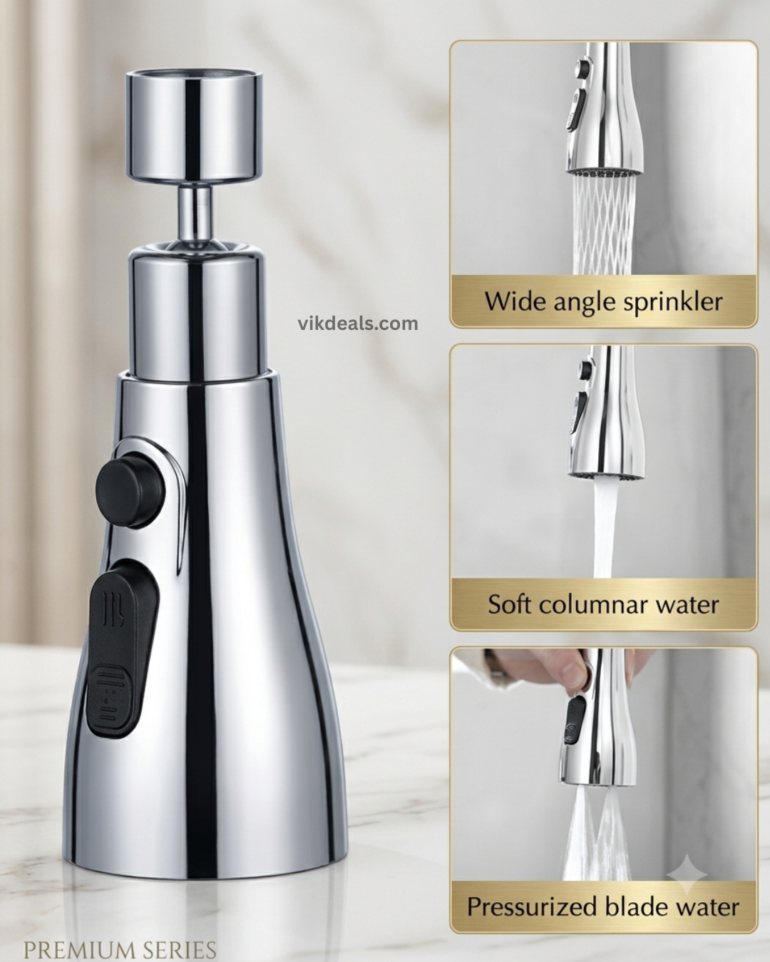 360 Degree Movable Faucet Aerator...