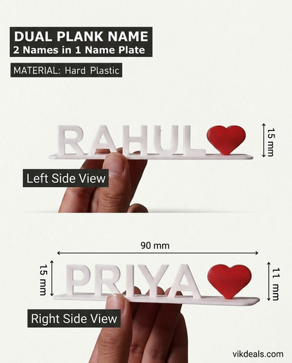 Memorable Personalized Couple Gift - Upto 6 Characters...