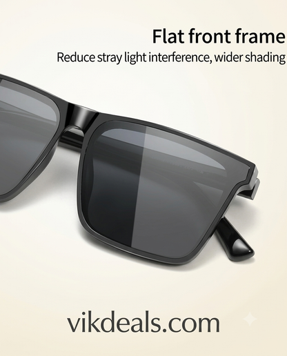 Latest Arzonai UV Stylish Protected Black Sunglasses For Men