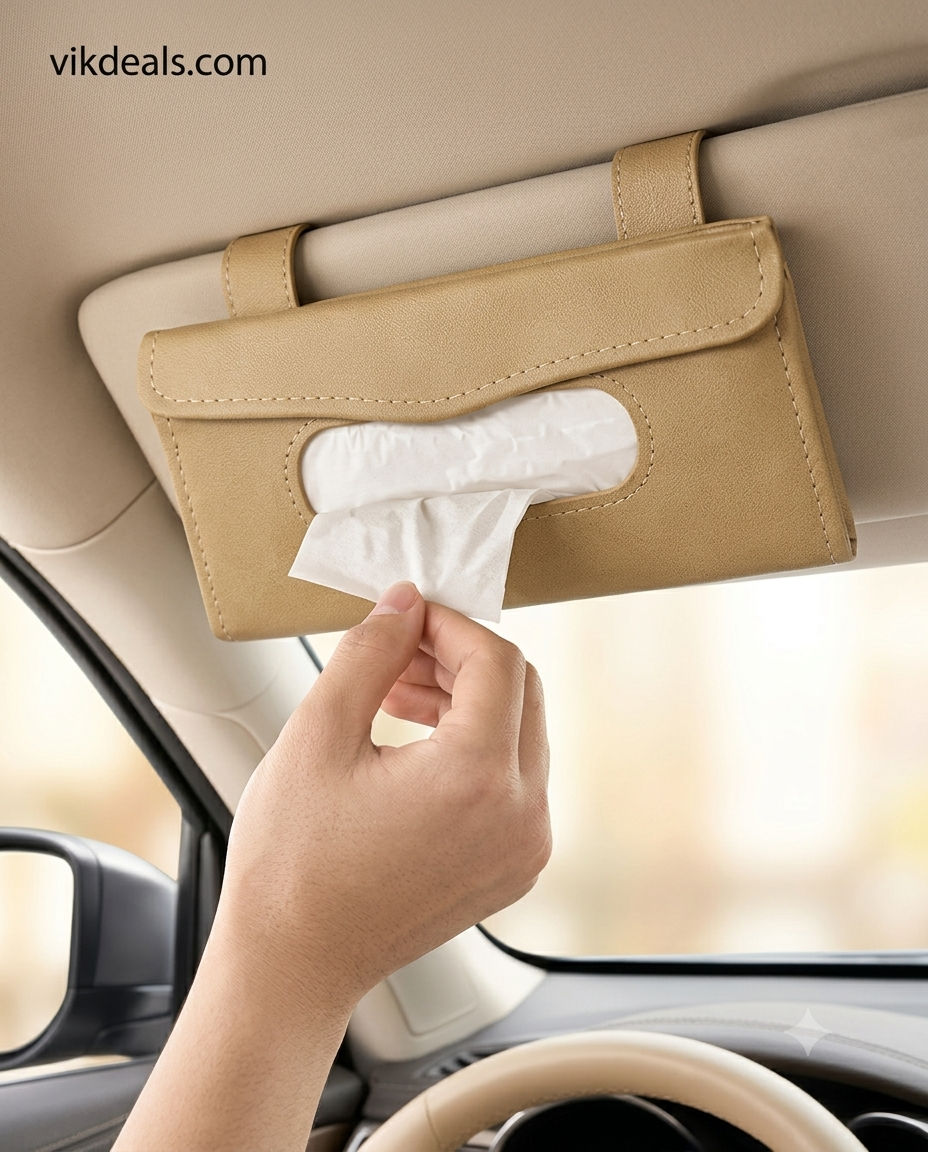 Car Sun Visor Tissue Holder
