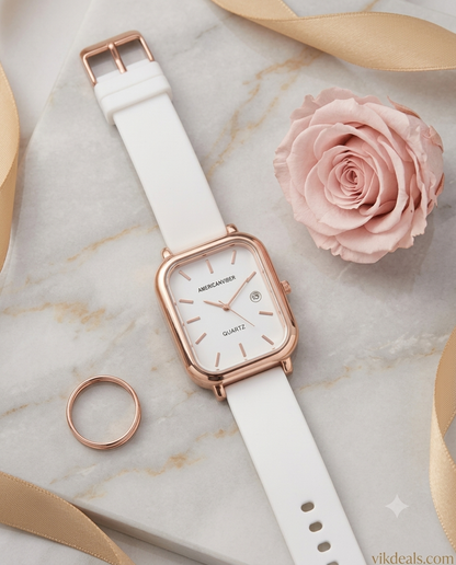 Rubber Strap Watch for Women