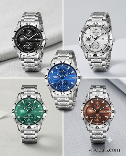 Abrexo Quartz Stainless Steel Watch
