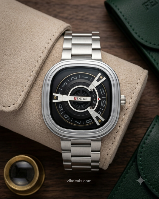 Trendy Squer Analog Watch - For Men