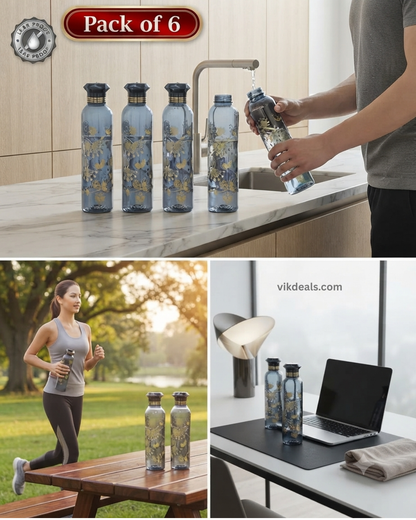 Grade Fridge Round Bottle 1000 ml Plastic Bottle