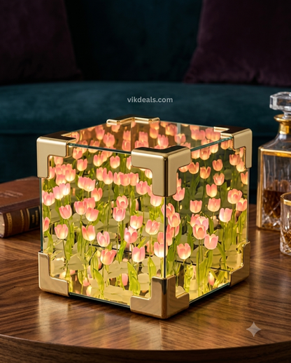 Wishpitara Tulip Cube Mirror Lamp