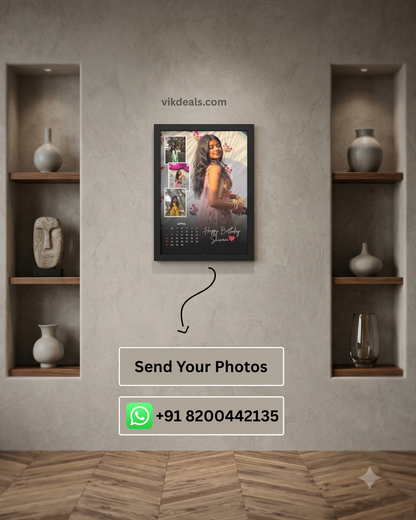 Customized Birthday & Anniversary Photo Frame