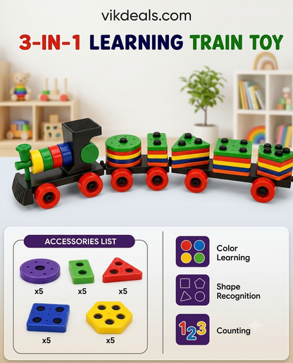 Smart Activity Learning & educational Geometry Train