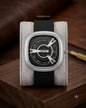 Trendy Squer Leather Belt Analog Watch - For Men