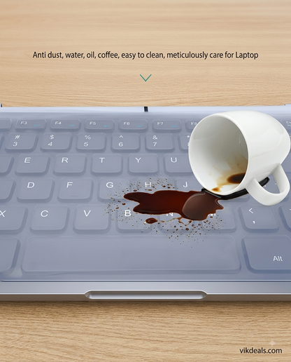 Universal Silicone Keyboard Protector Skin for 15.6 Inch Laptop
