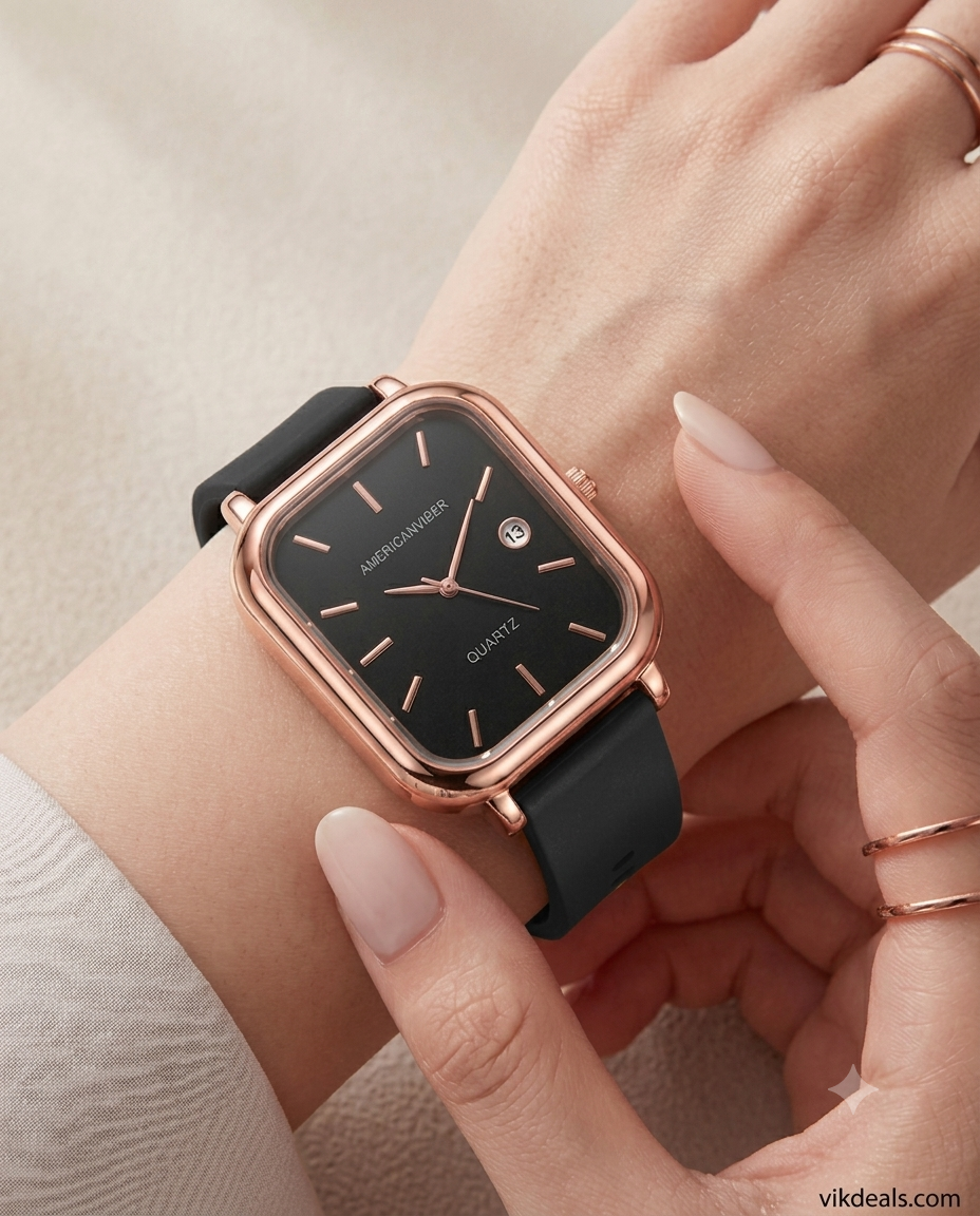 Rubber Strap Watch for Women