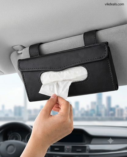 Car Sun Visor Tissue Holder