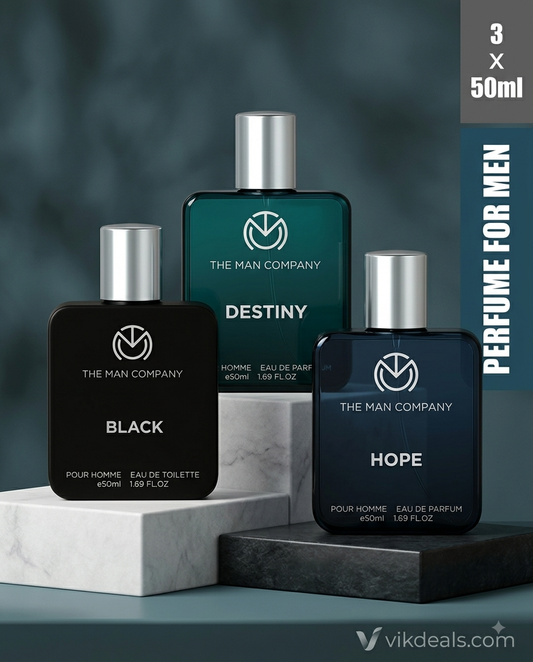 Power Trio 50ml x 3 | Premium Long-Lasting Perfume  for Men.