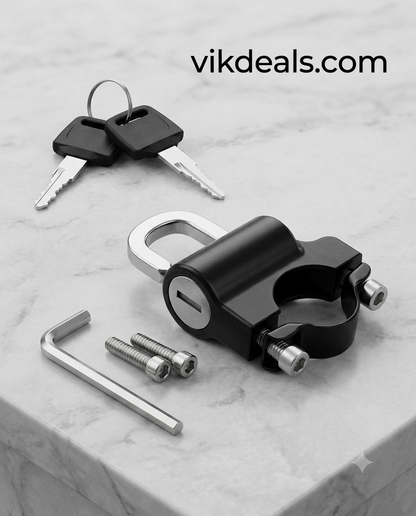Universal Motorcycle Helmet Lock for Bike