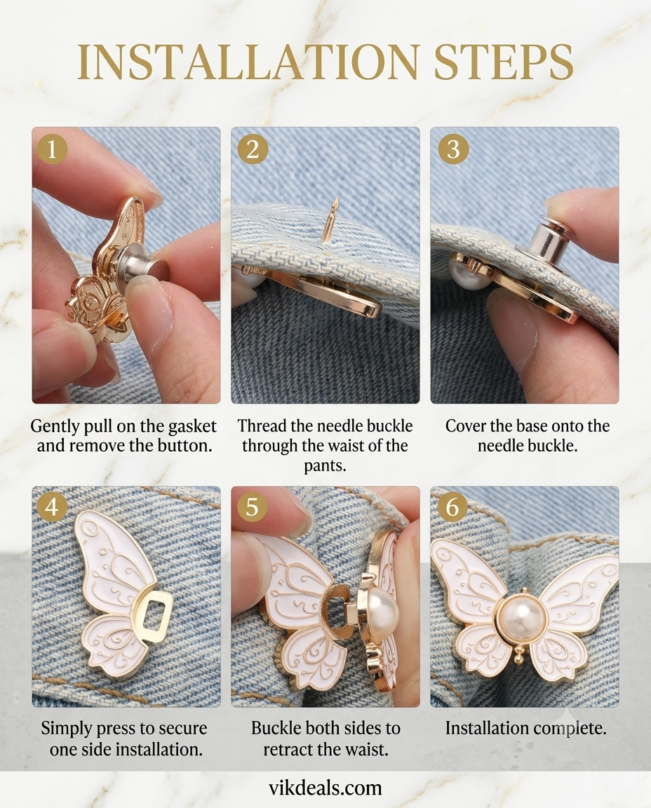 Women’s Jeans & Skirts Button Pins