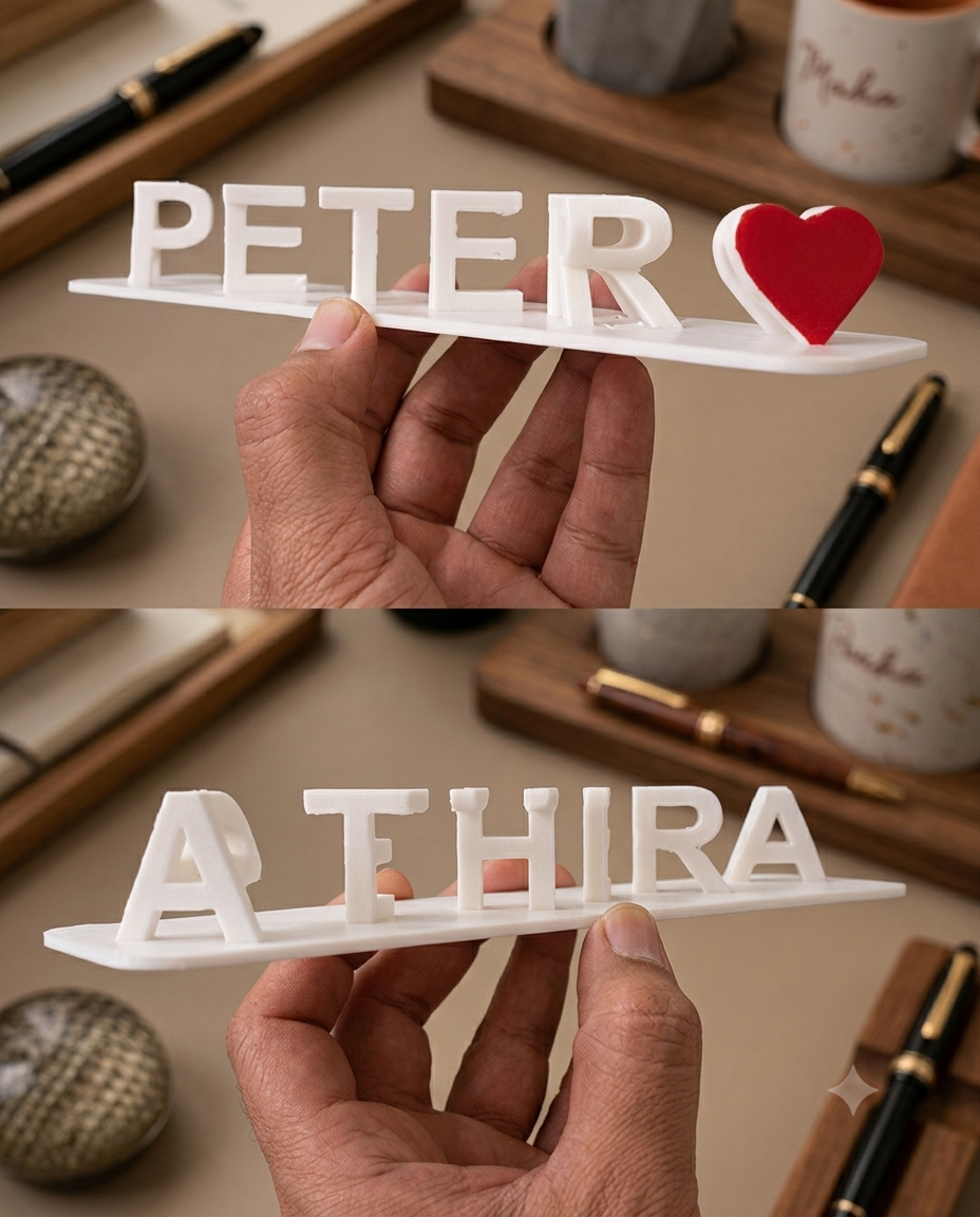 Memorable Personalized Couple Gift - Upto 6 Characters...