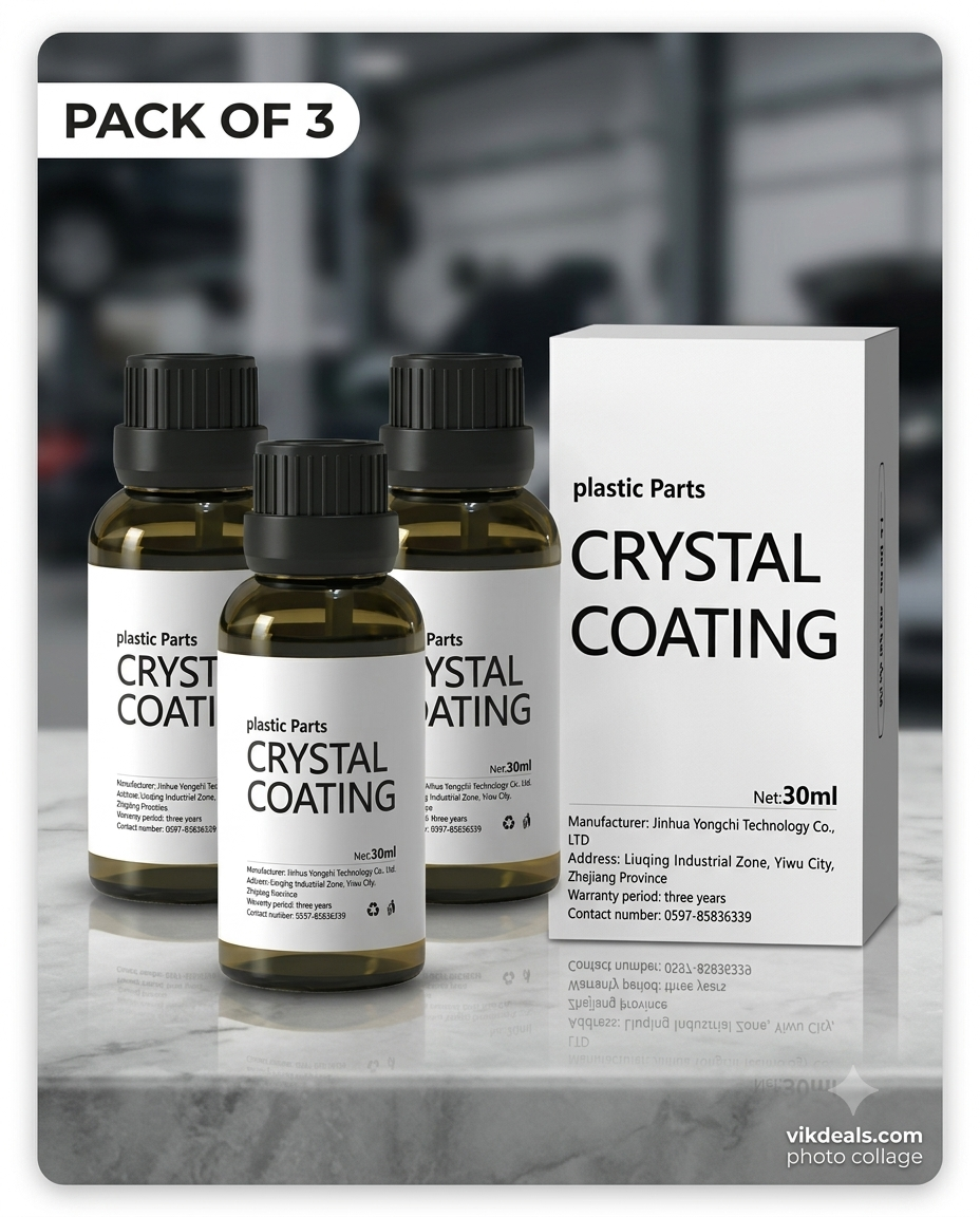 Crystal Coating for Car and Bike Plastic Parts