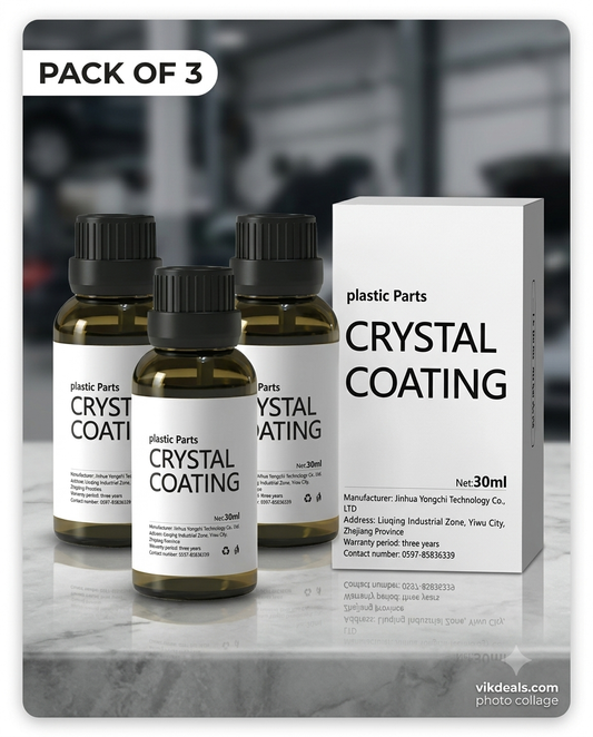 Crystal Coating for Car and Bike Plastic Parts