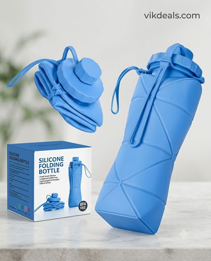 Silicone Water Bottle 600 ml
