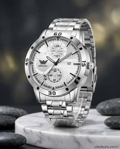 Abrexo Quartz Stainless Steel Watch