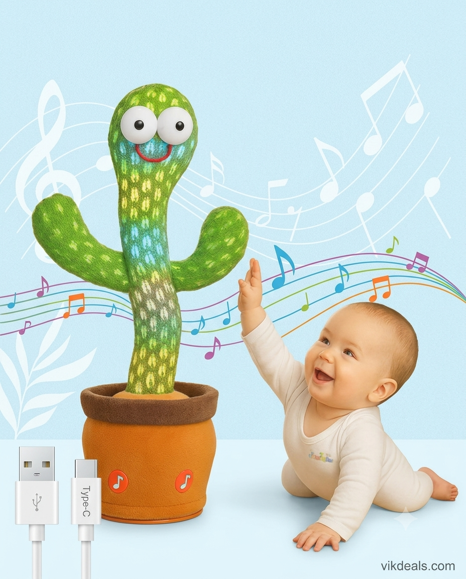 Dancing Cactus Musical Toy