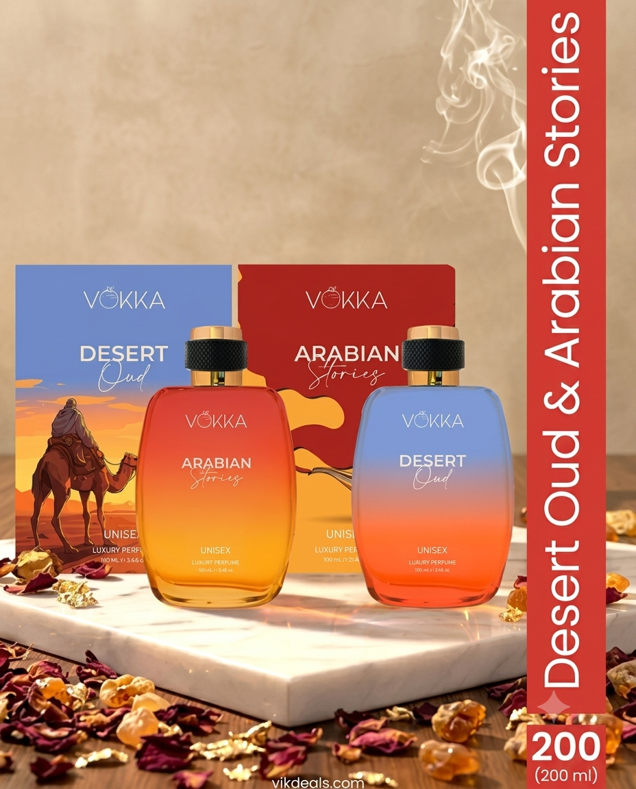 Vokka Desert Oud & Arabian Stories Perfume.