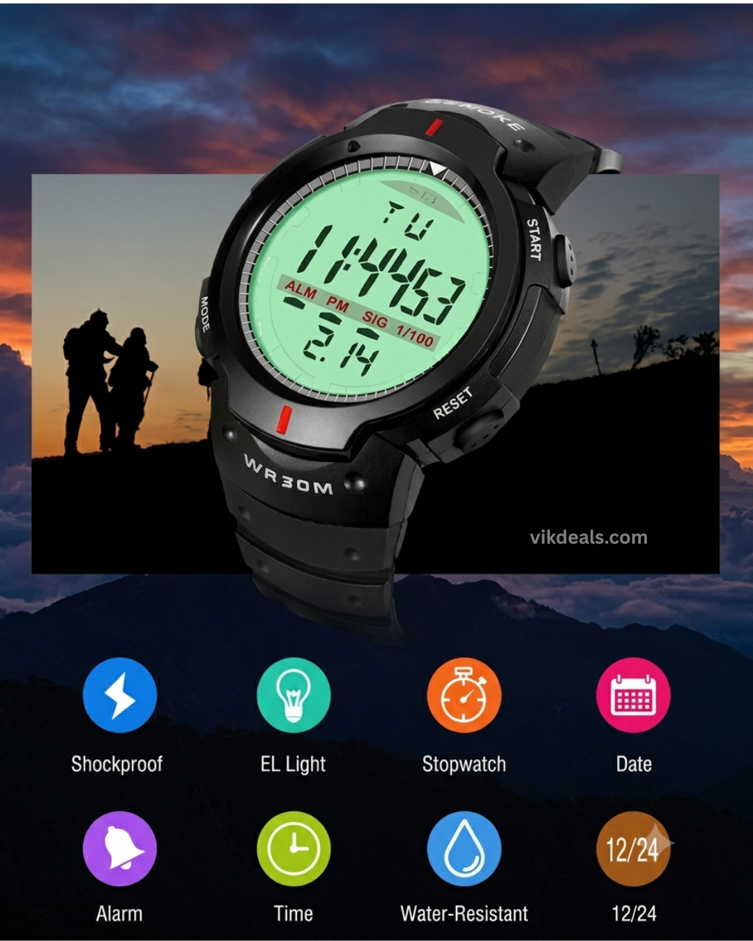 Sports Digital Watch For Men