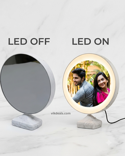 Magic Mirror Photo Frame With Light Photos