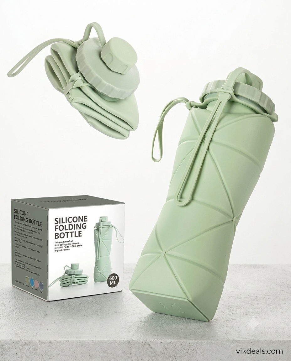 Silicone Water Bottle 600 ml