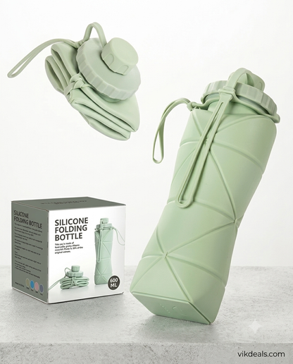 Silicone Water Bottle 600 ml