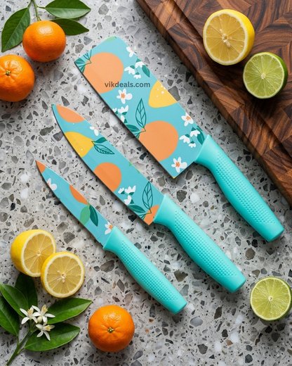 Knife Set for Kitchen Professional 3 Pieces...
