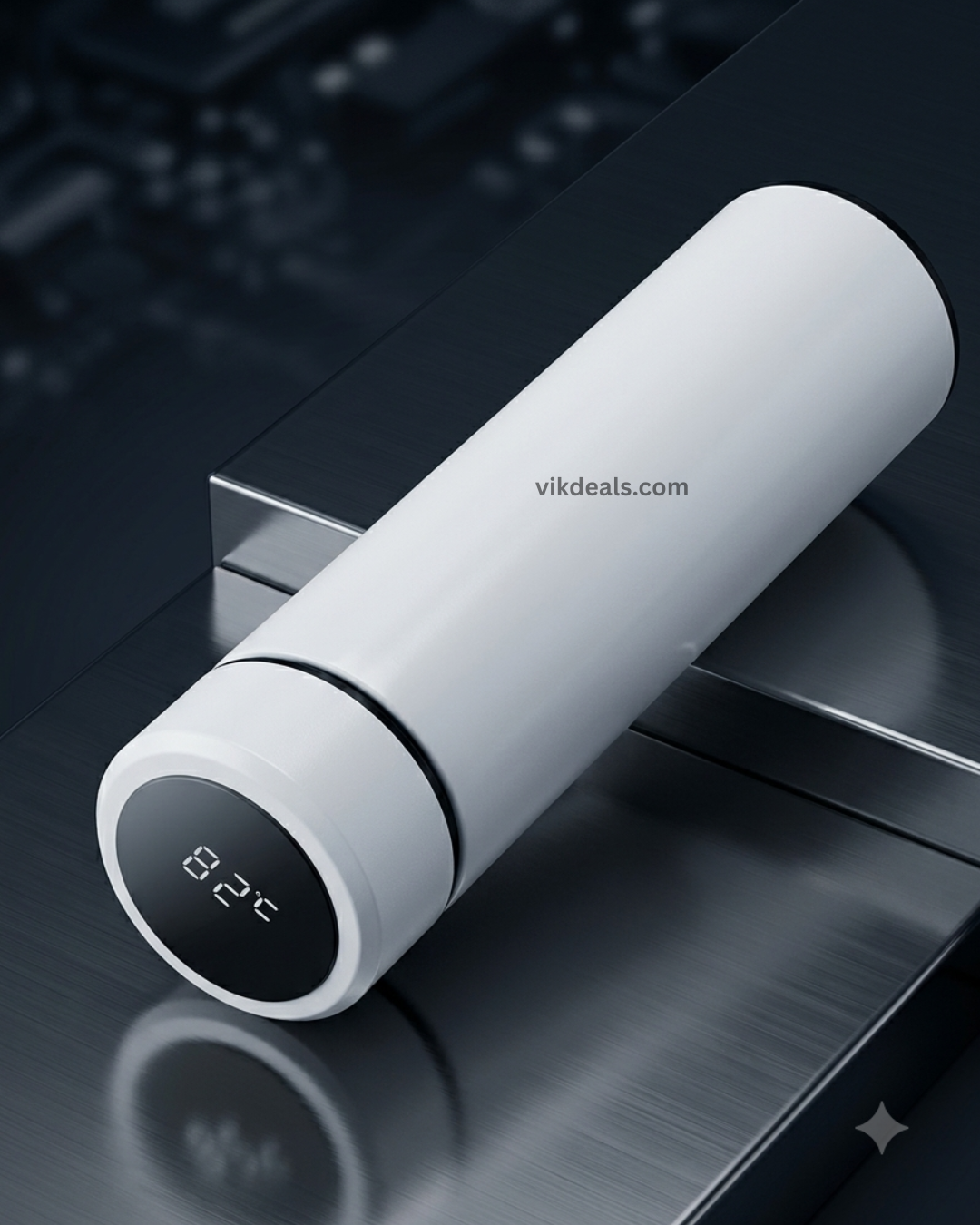 Smart LED Temperature Display Stainless Steel Water Bottle 500 ML