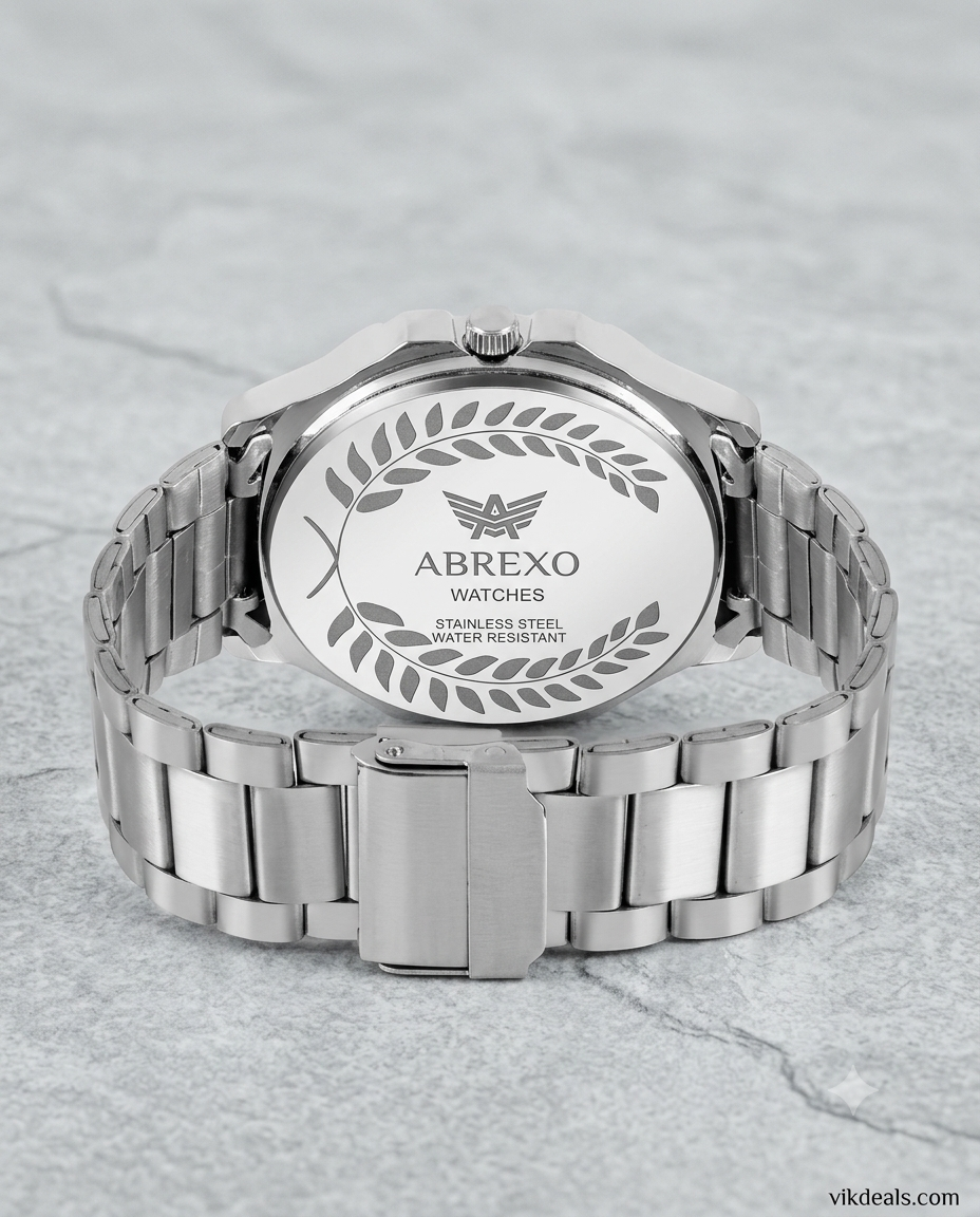 Abrexo Quartz Stainless Steel Watch