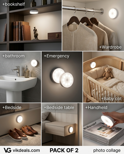 Motion Sensor Light for Home With USB Charging.