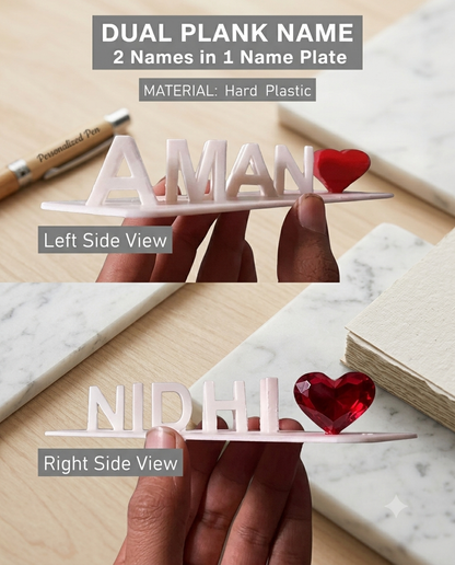 Memorable Personalized Couple Gift - Upto 6 Characters...