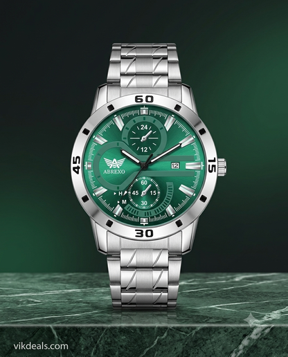 Abrexo Quartz Stainless Steel Watch
