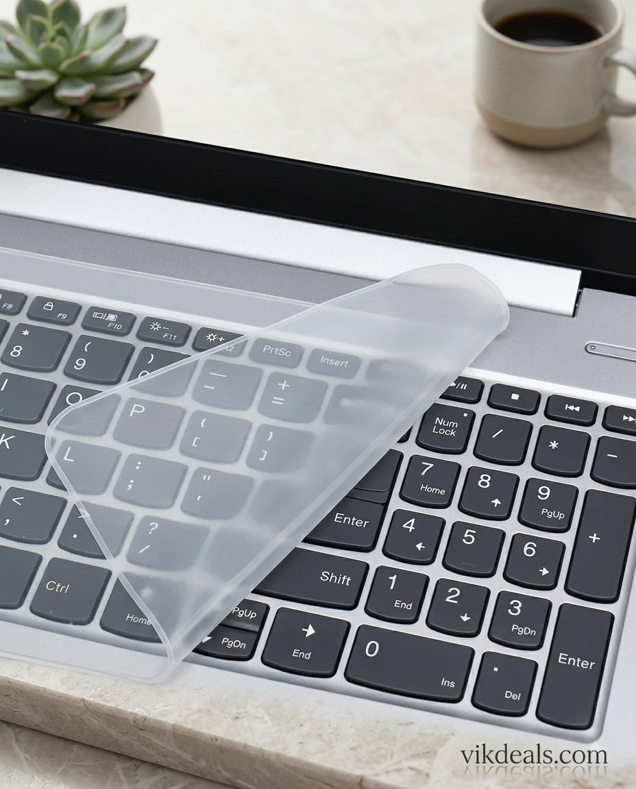 Universal Silicone Keyboard Protector Skin for 15.6 Inch Laptop