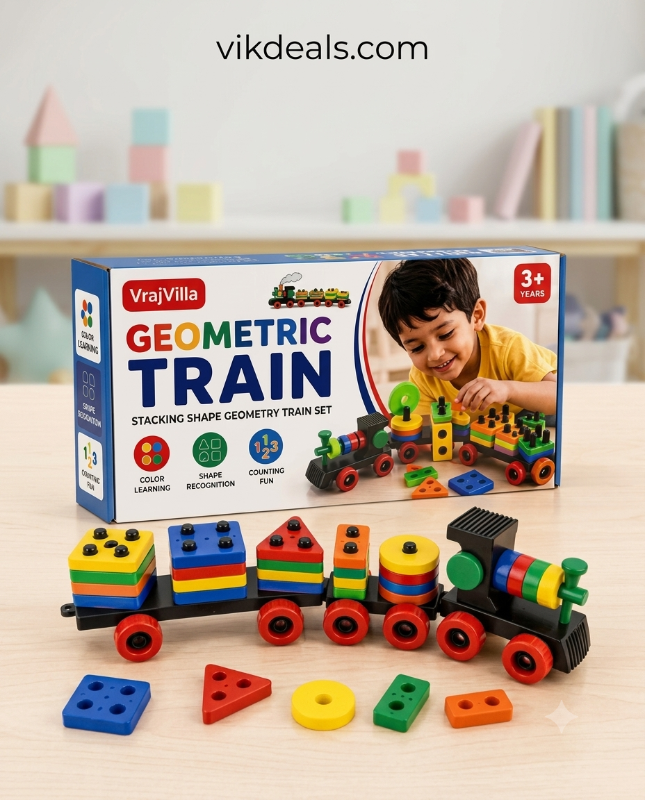 Smart Activity Learning & educational Geometry Train