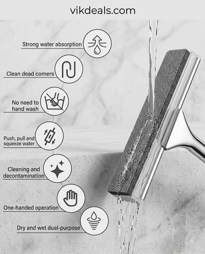 Portable Cleaning Sponge Mop (with a Sponge Head)
