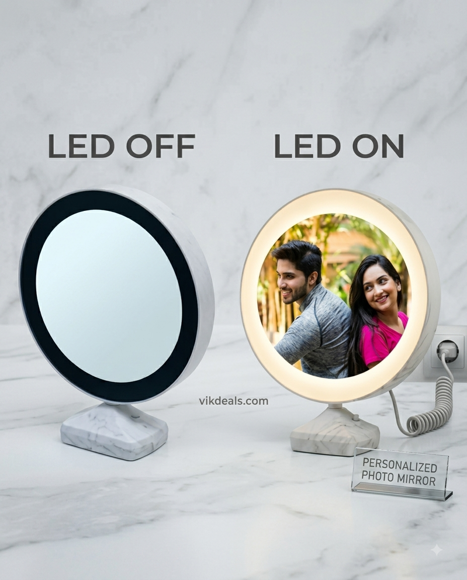 Magic Mirror With Light Photos
