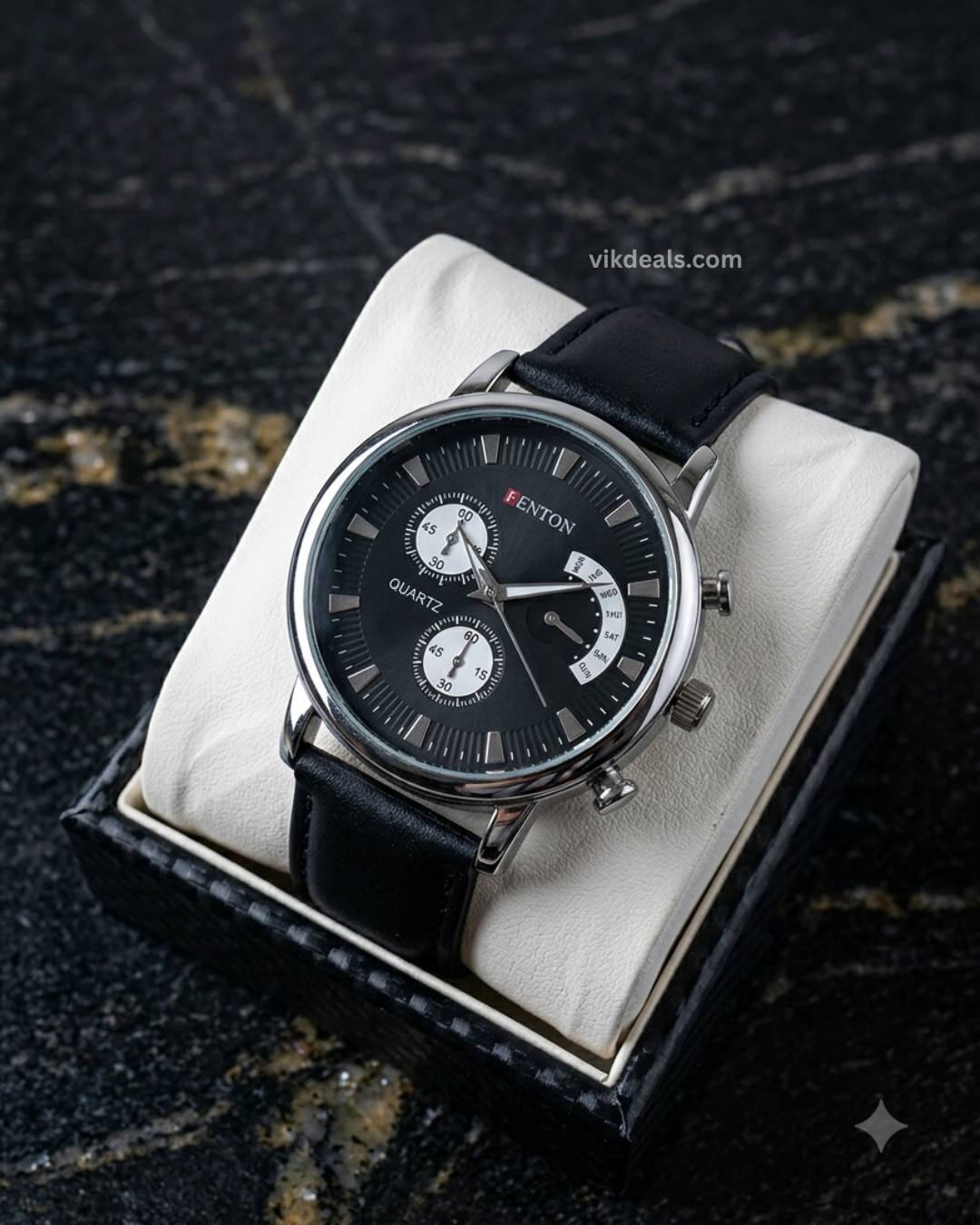Trendy Round Analog Watch - For Men