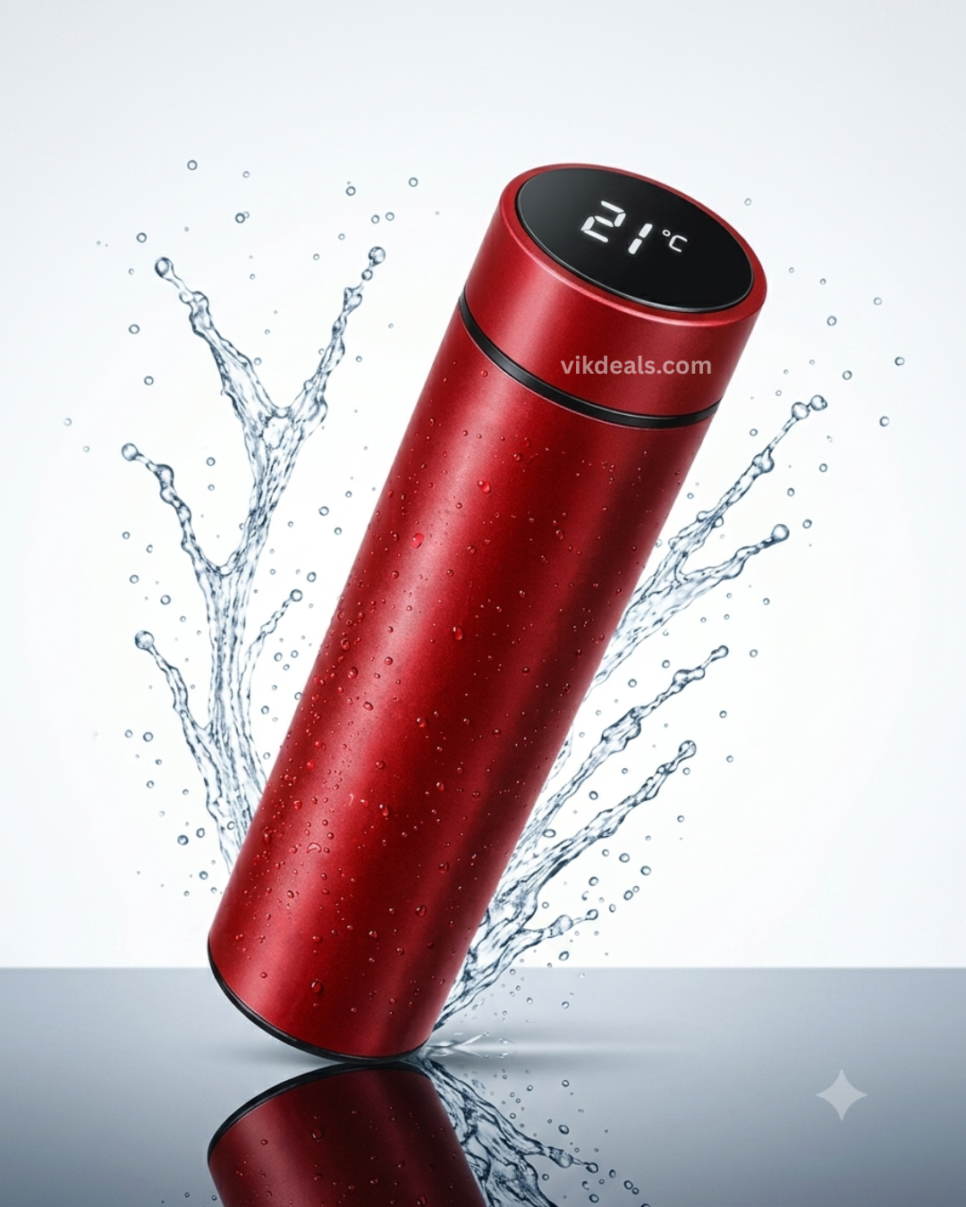 Smart LED Temperature Display Stainless Steel Water Bottle 500 ML