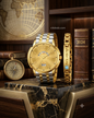 New Real Gold Silvelr Plating Watch