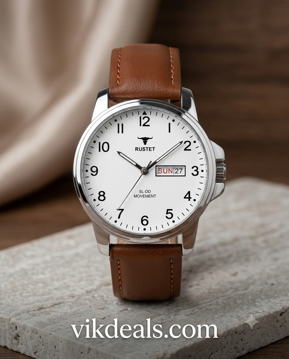 Leather Strap Watch for Men