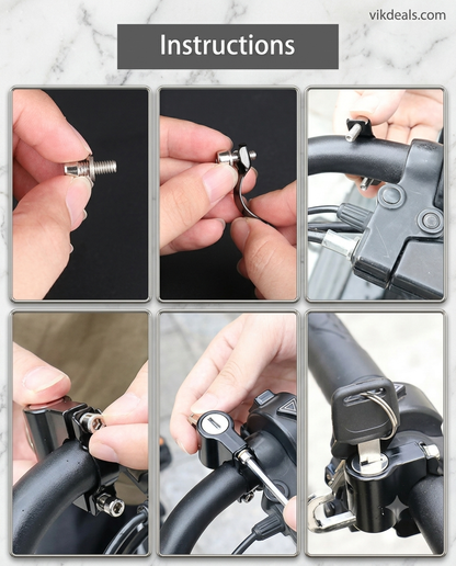 Universal Motorcycle Helmet Lock for Bike