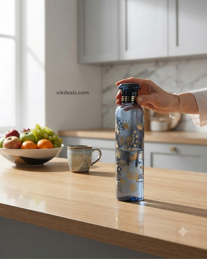 Grade Fridge Round Bottle 1000 ml Plastic Bottle