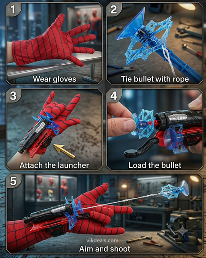 Spider Web Shooters Toy.