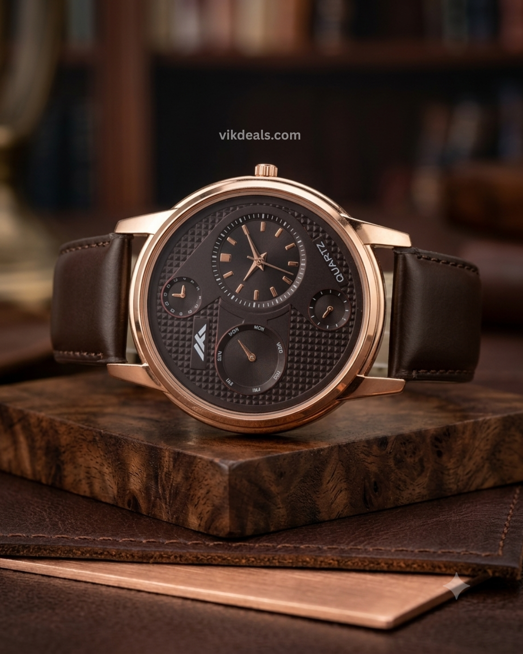 High demanded round dail attractive leather belt watches for boys and men.