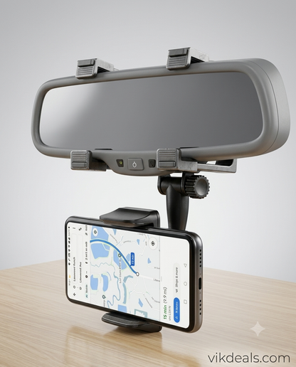 Car Mobile Holder - Rearview Mirror