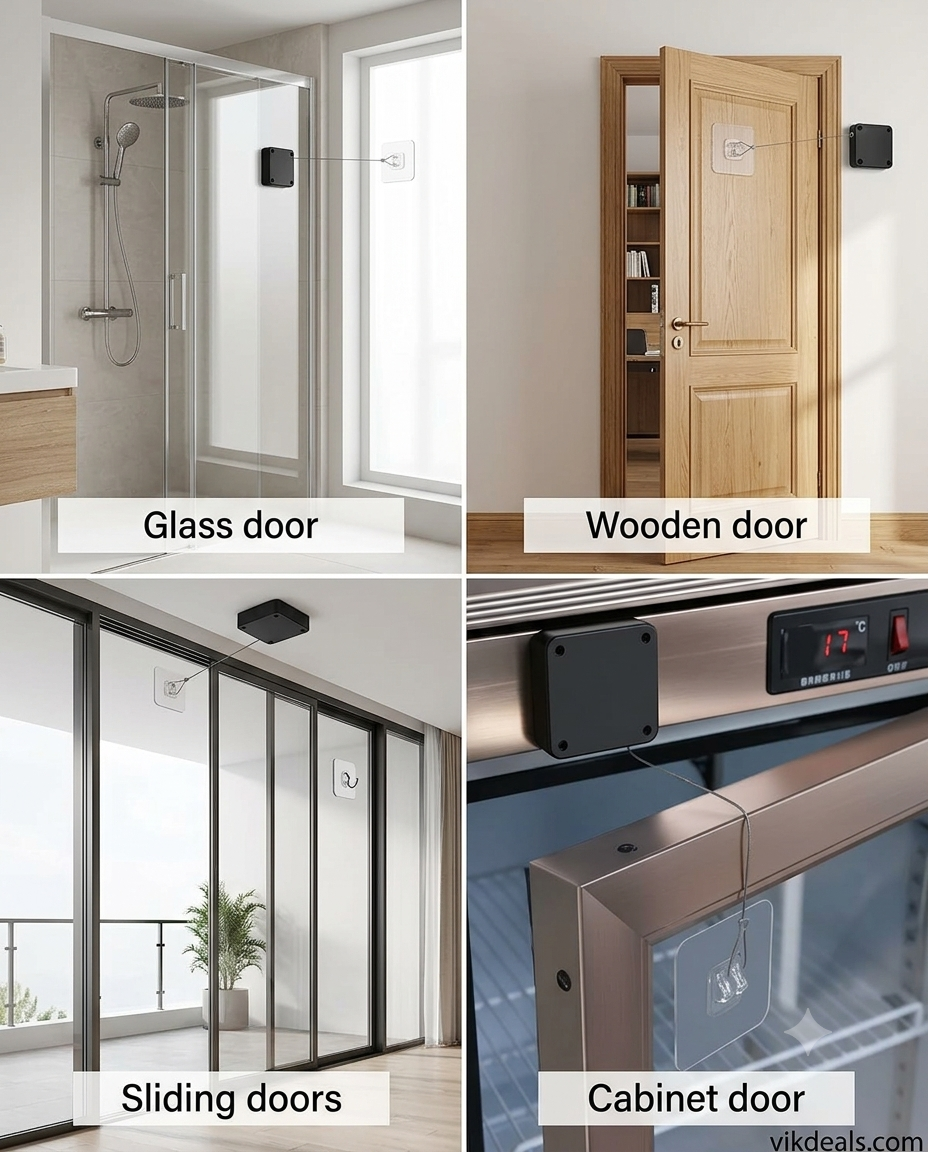 Punch-Free Automatic Door Closer