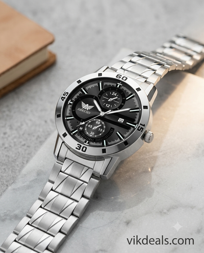 Abrexo Quartz Stainless Steel Watch